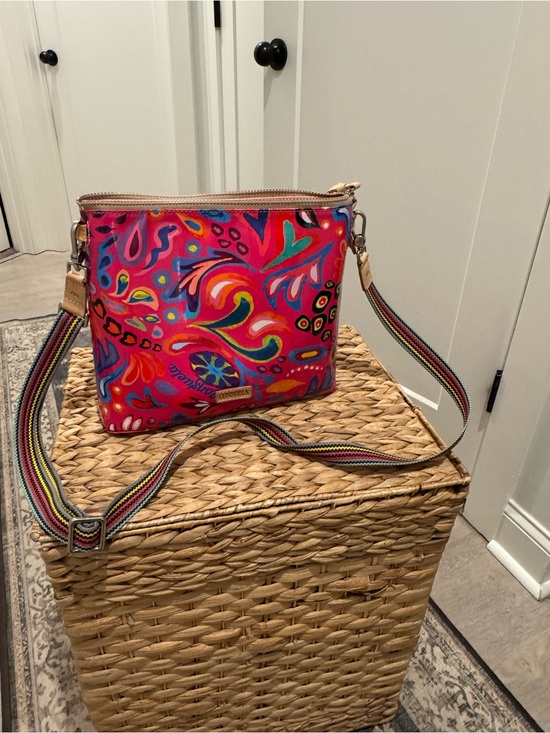 Consuela Handbags - Consuela Vibrant Pink Multicolor Crossbody Bag
